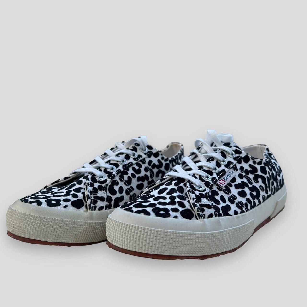 Superga For Office Leopard Print Black White UK 6. Depop