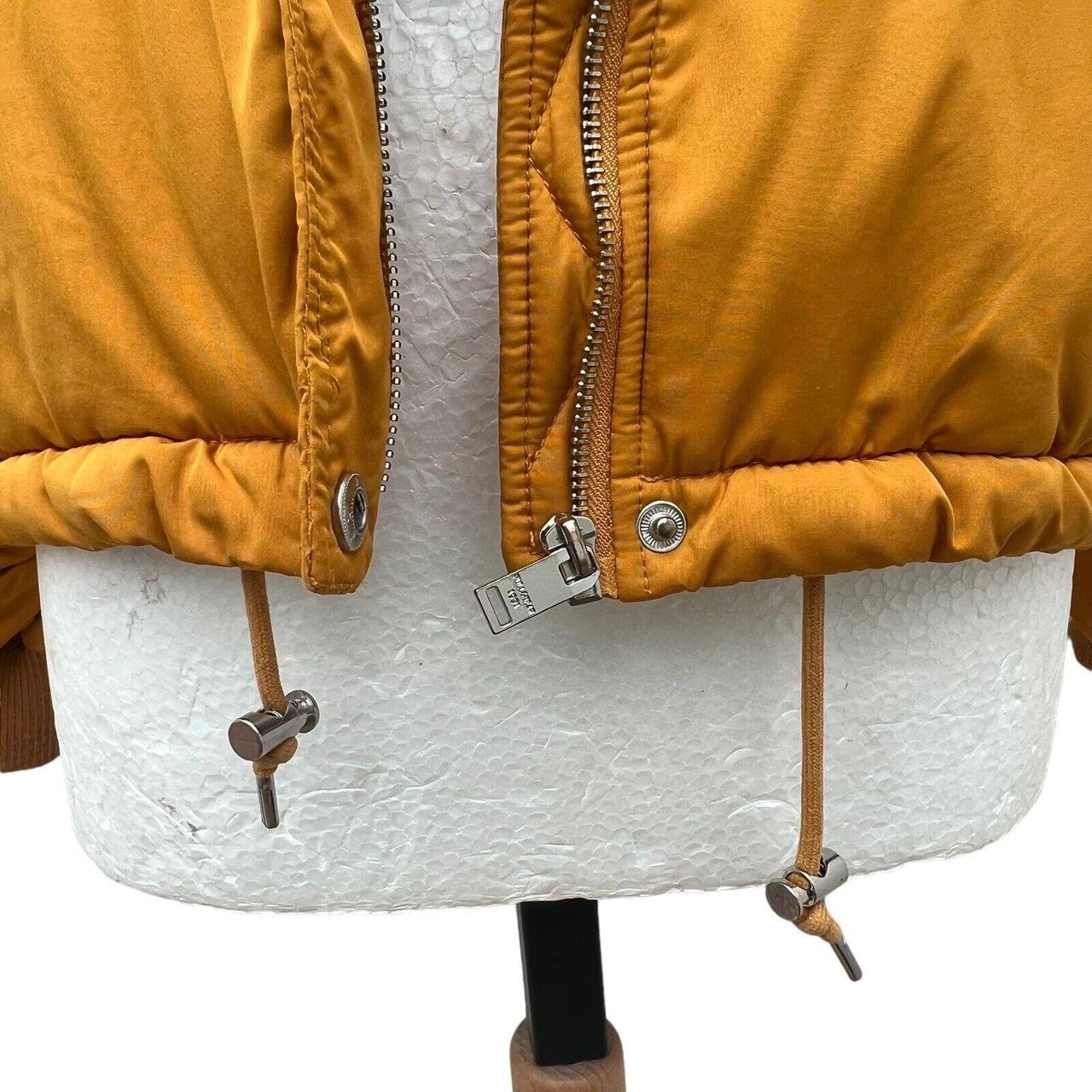Pull Bear Mustard Lightweight Puffer Jacket