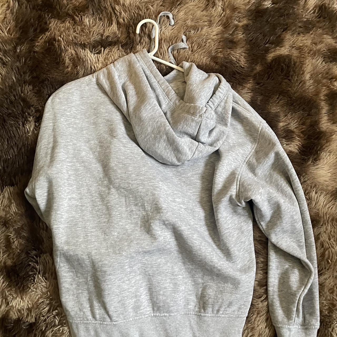 Zara Women's Grey Hoodie | Depop