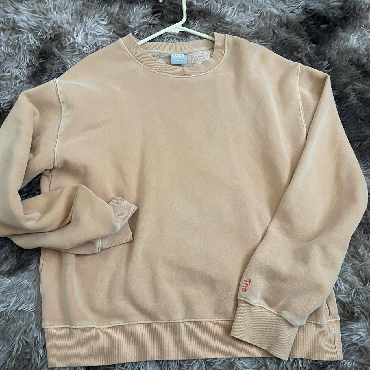 orange tna crewneck free ship 💌💌💌 brighter irl - Depop