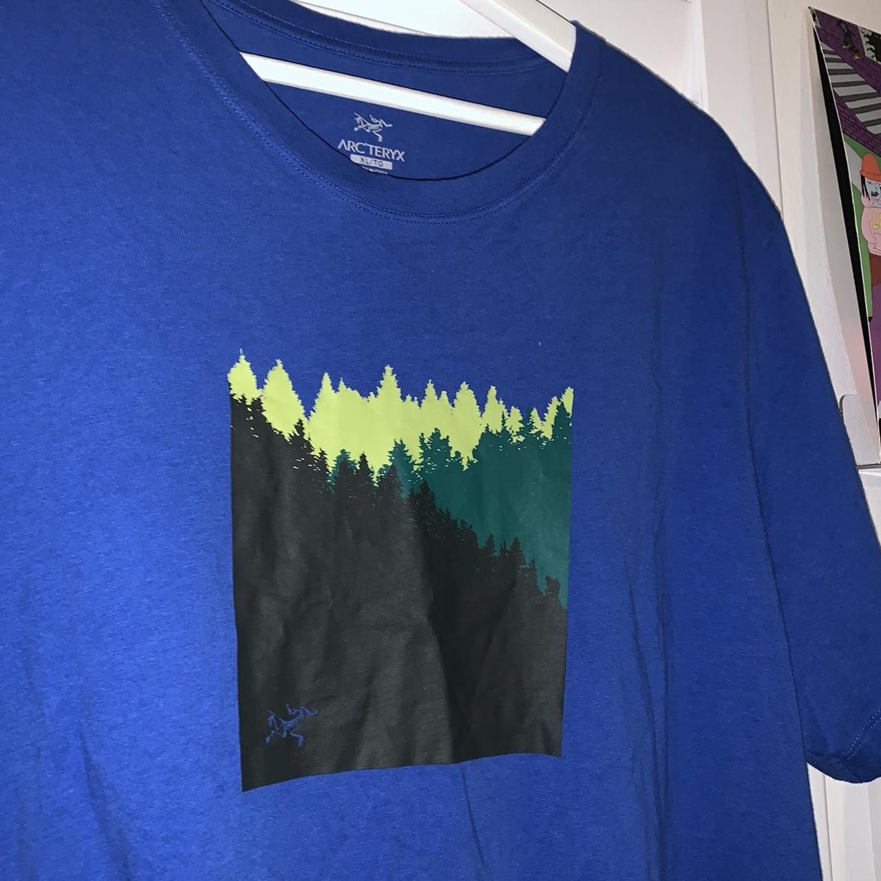 Arc Teryx Men S Blue T Shirt Depop