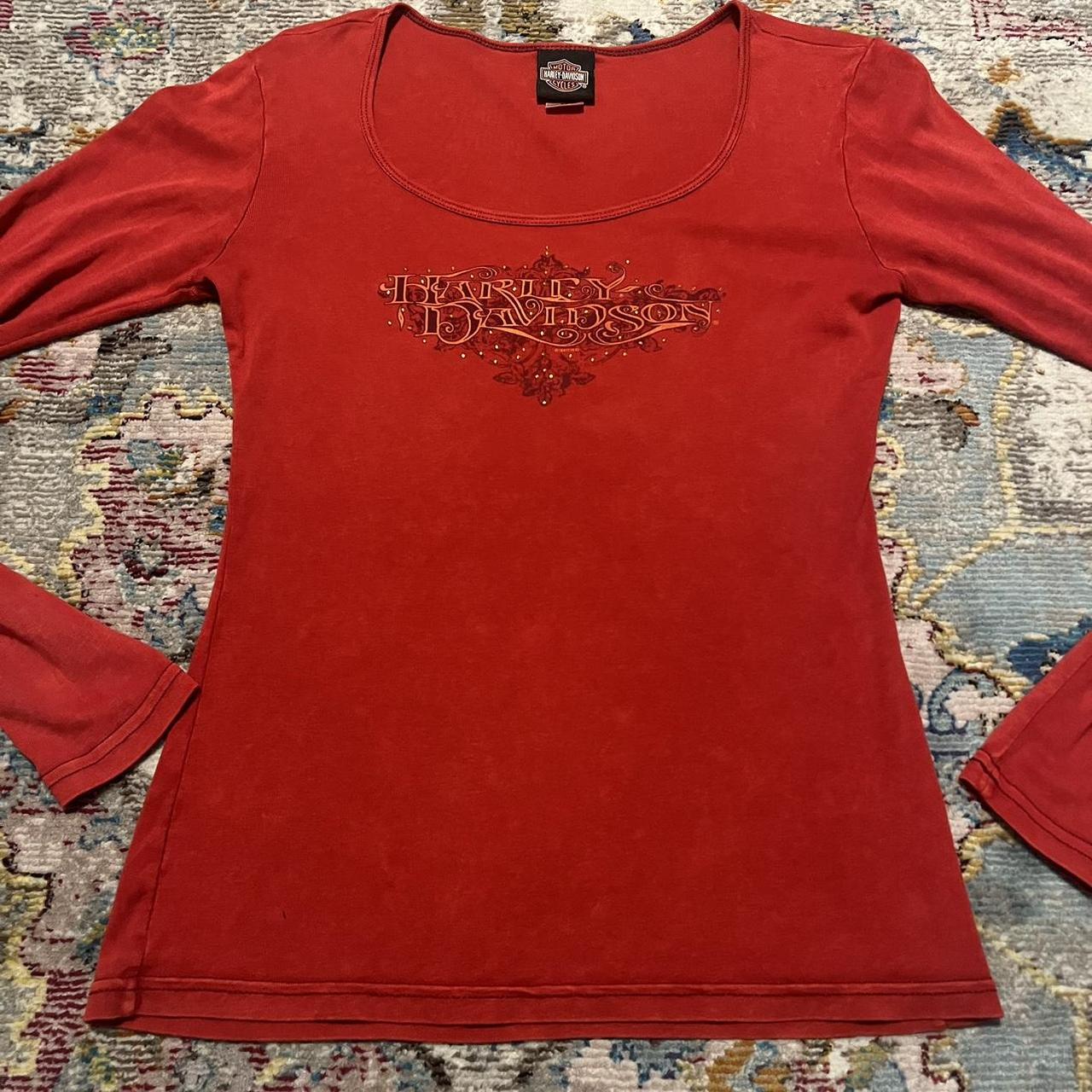 Harley Davidson Women's Red T-shirt (2)