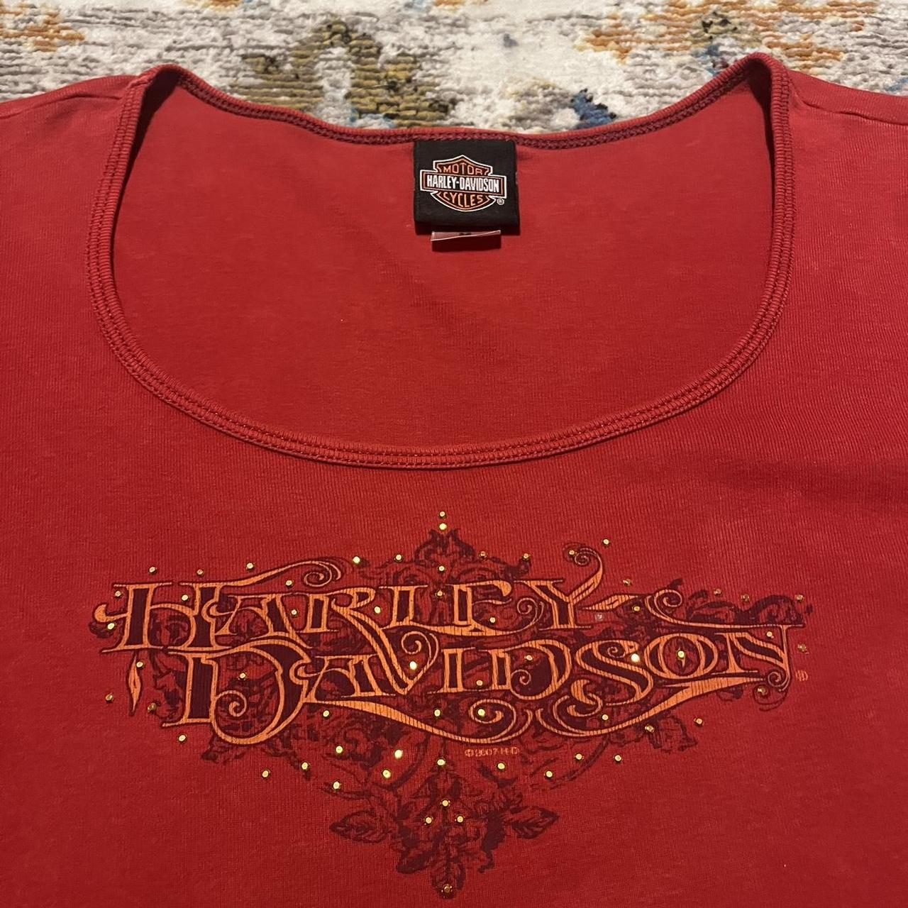 Harley Davidson Women's Red T-shirt (3)