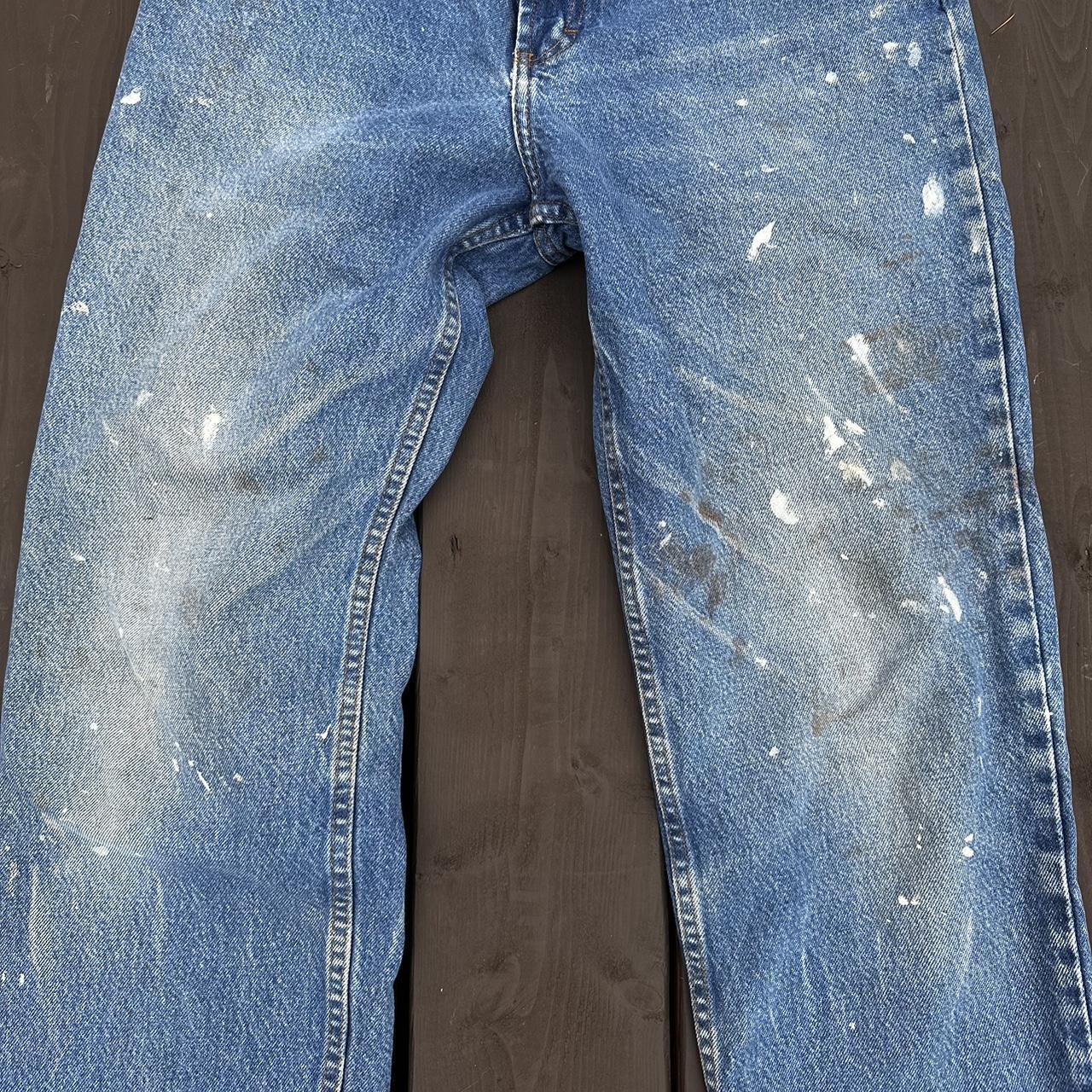 Painters Costco Kirkland Jeans Great fade and wear... Depop