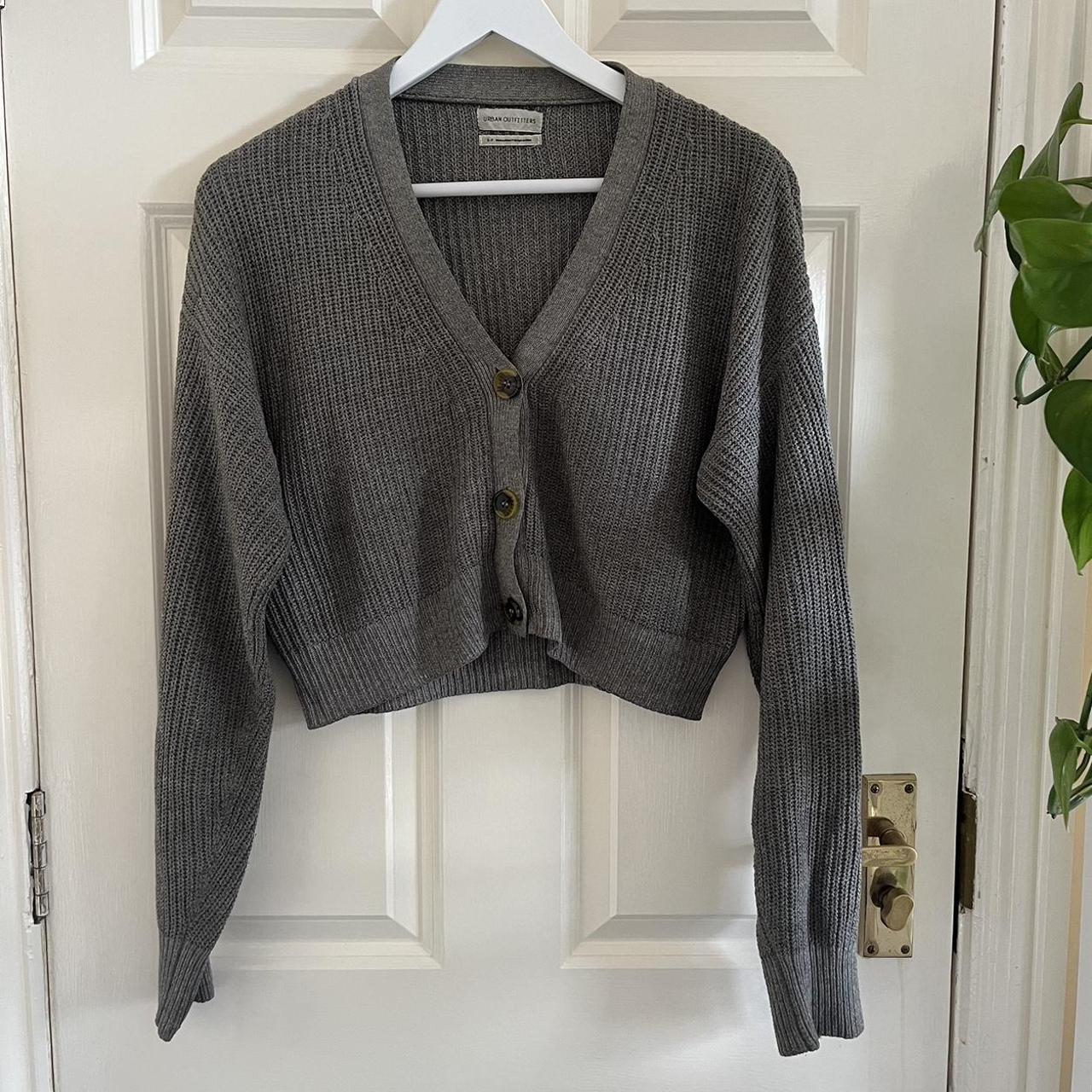 Urban Outfitters Women's Grey Cardigan Depop