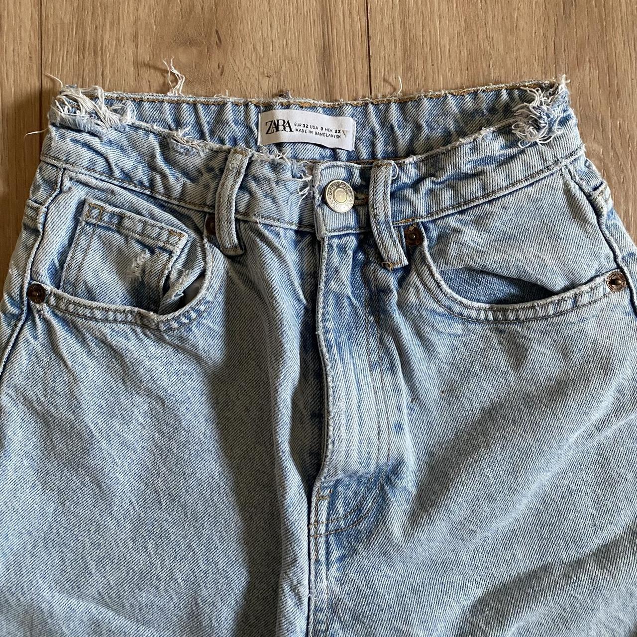  Zara mom jeans size 0 shipping included on price Depop