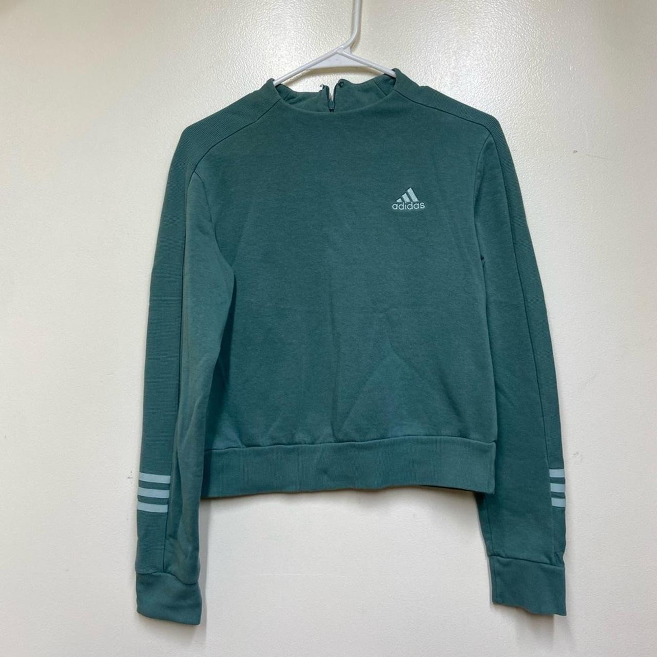 Emerald green adidas clearance sweatshirt