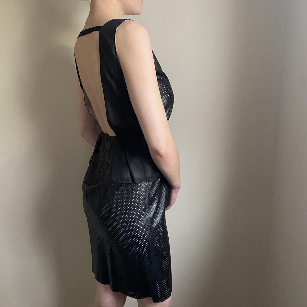 Sportmax Women's Black Dress | Depop