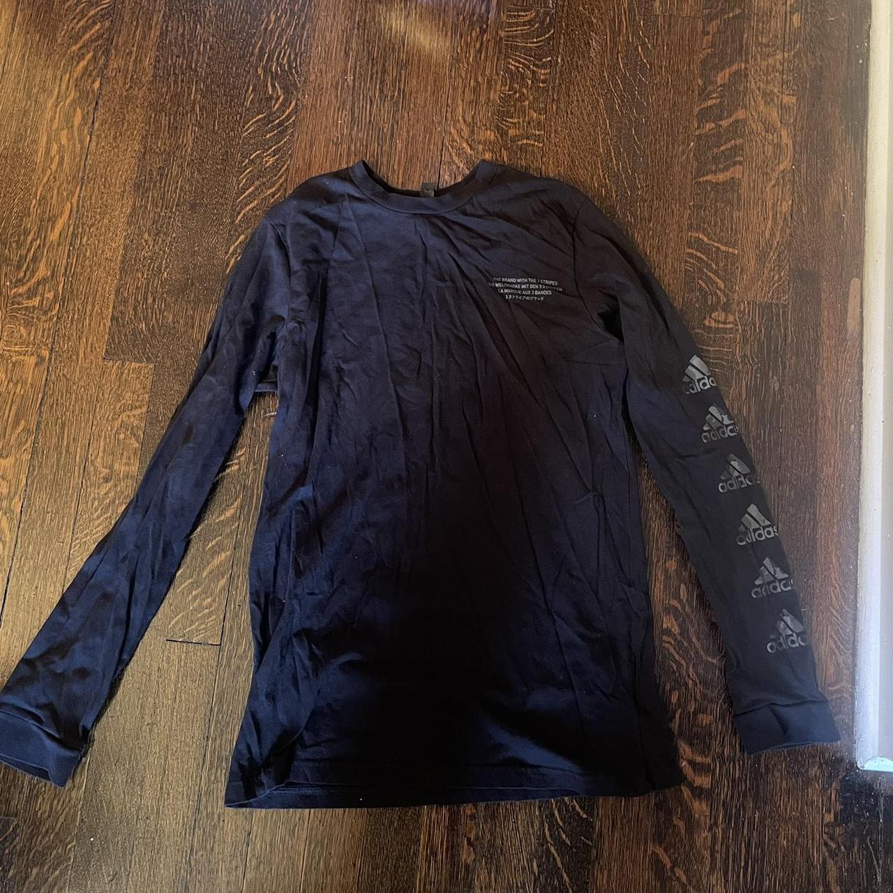 Black Adidas Long Sleeve Size S Great Condition... - Depop