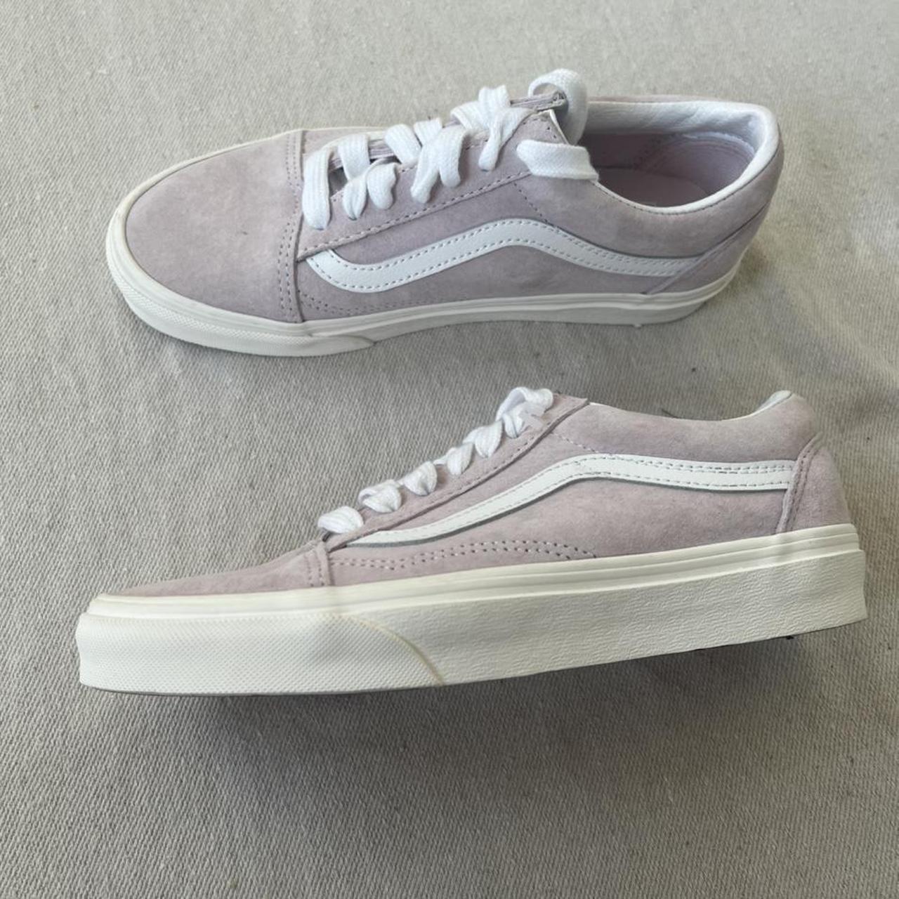 Vans lilac suede old skool trainers hotsell