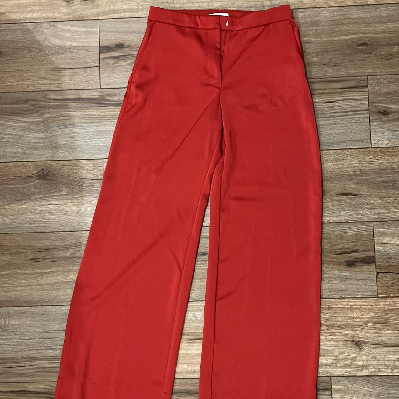 H&M Wide-leg Satin Pants So perfect for the holiday... - Depop