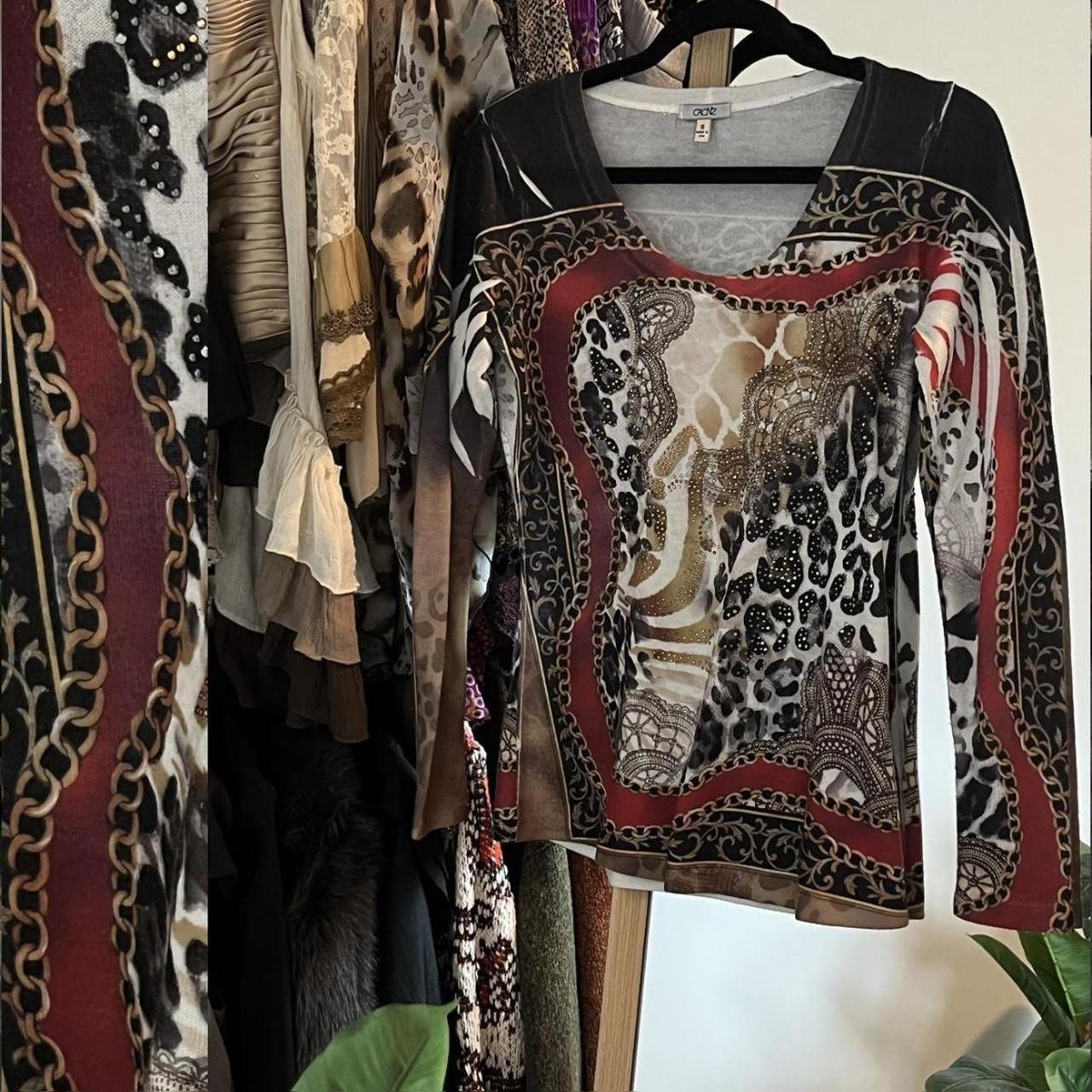 Cache Women's Blouse - Multi/Black - One size – C… - image 3