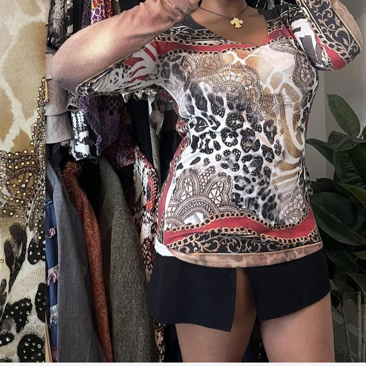 Cache Women's Blouse - Multi/Black - One size – C… - image 5