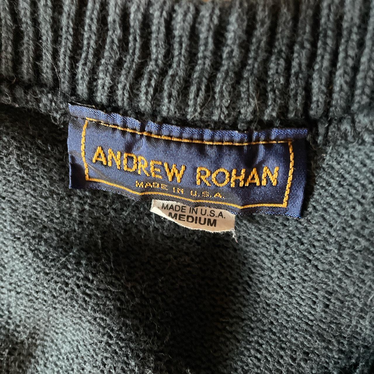 Andrew Rohan sweater vest men’s size M navy blue. Dm... - Depop