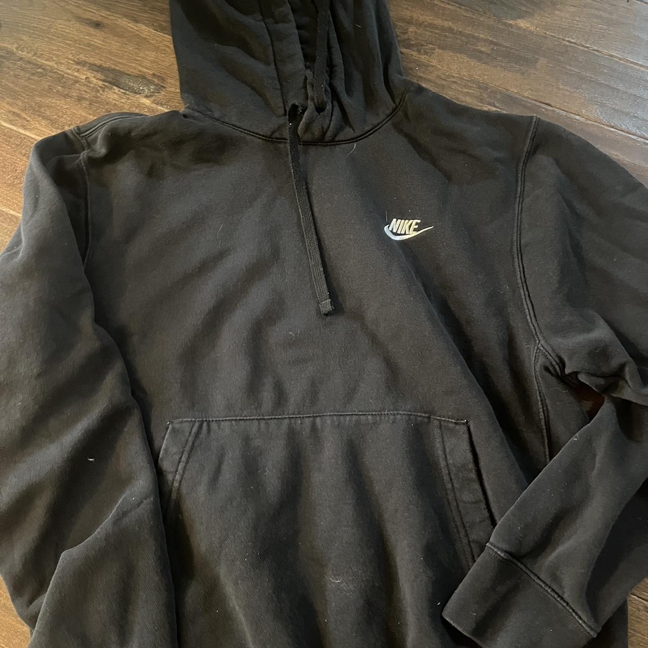 Nike Women's Black Hoodie | Depop