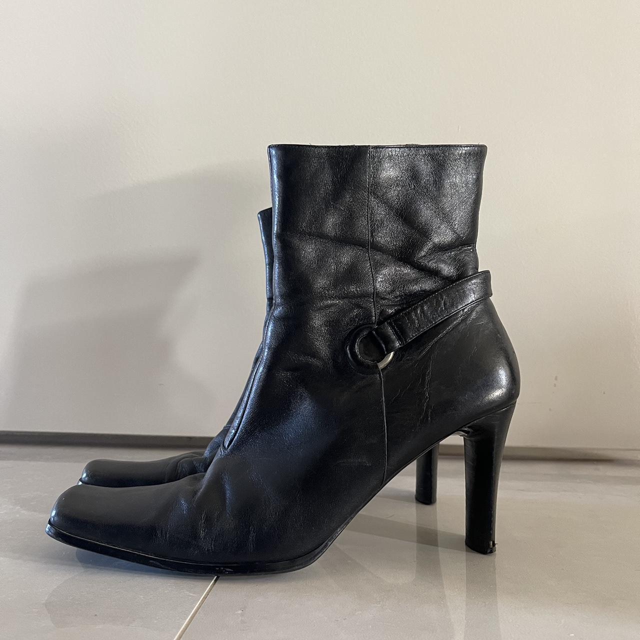 Vintage leather RMK high ankle boots Size 9 (I’m an... - Depop