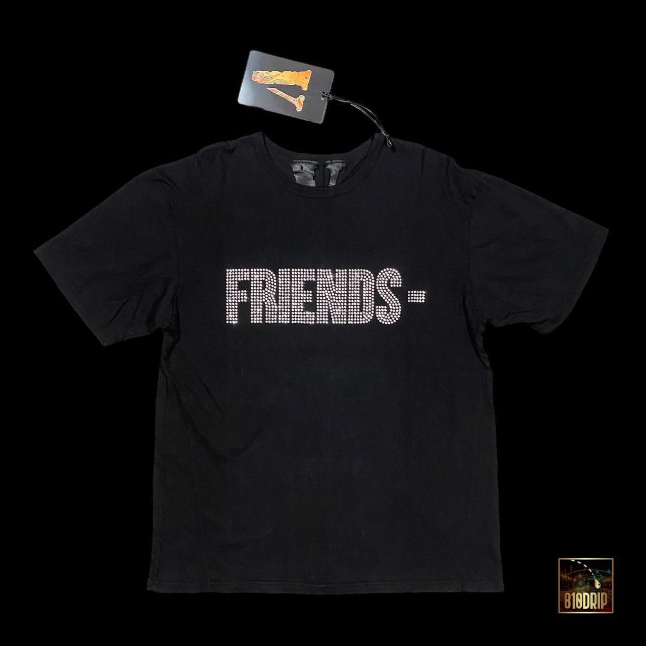 Vlone friends rhinestone shops tee