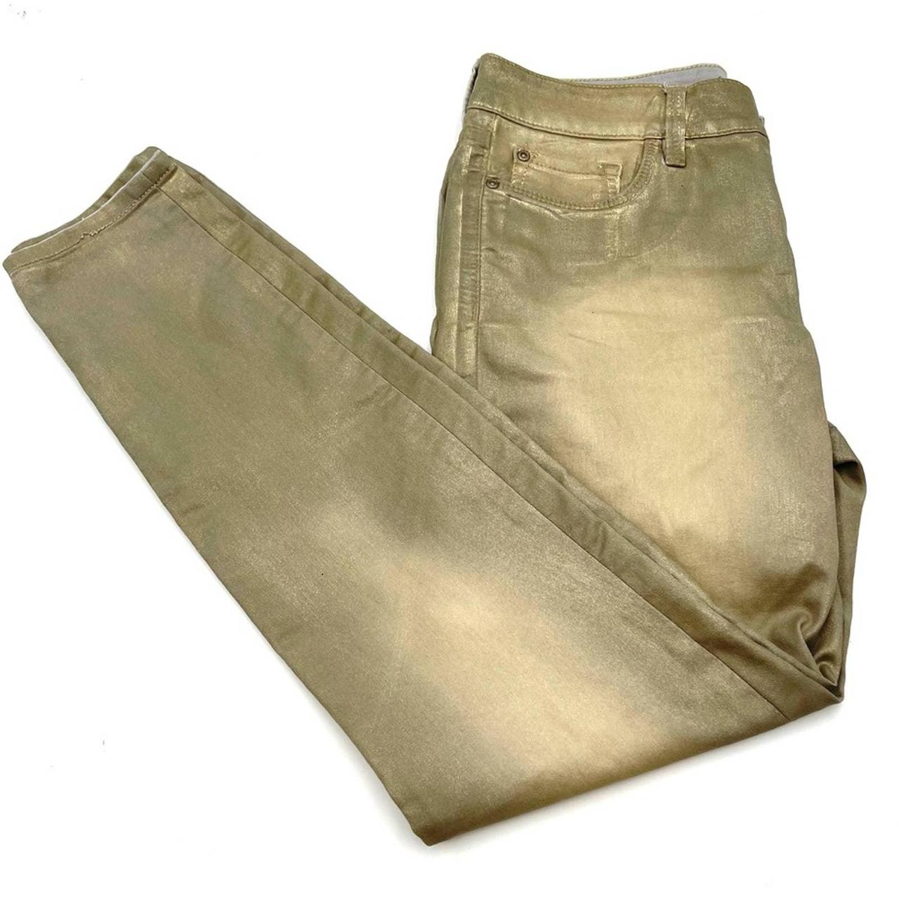 golden jeggings
