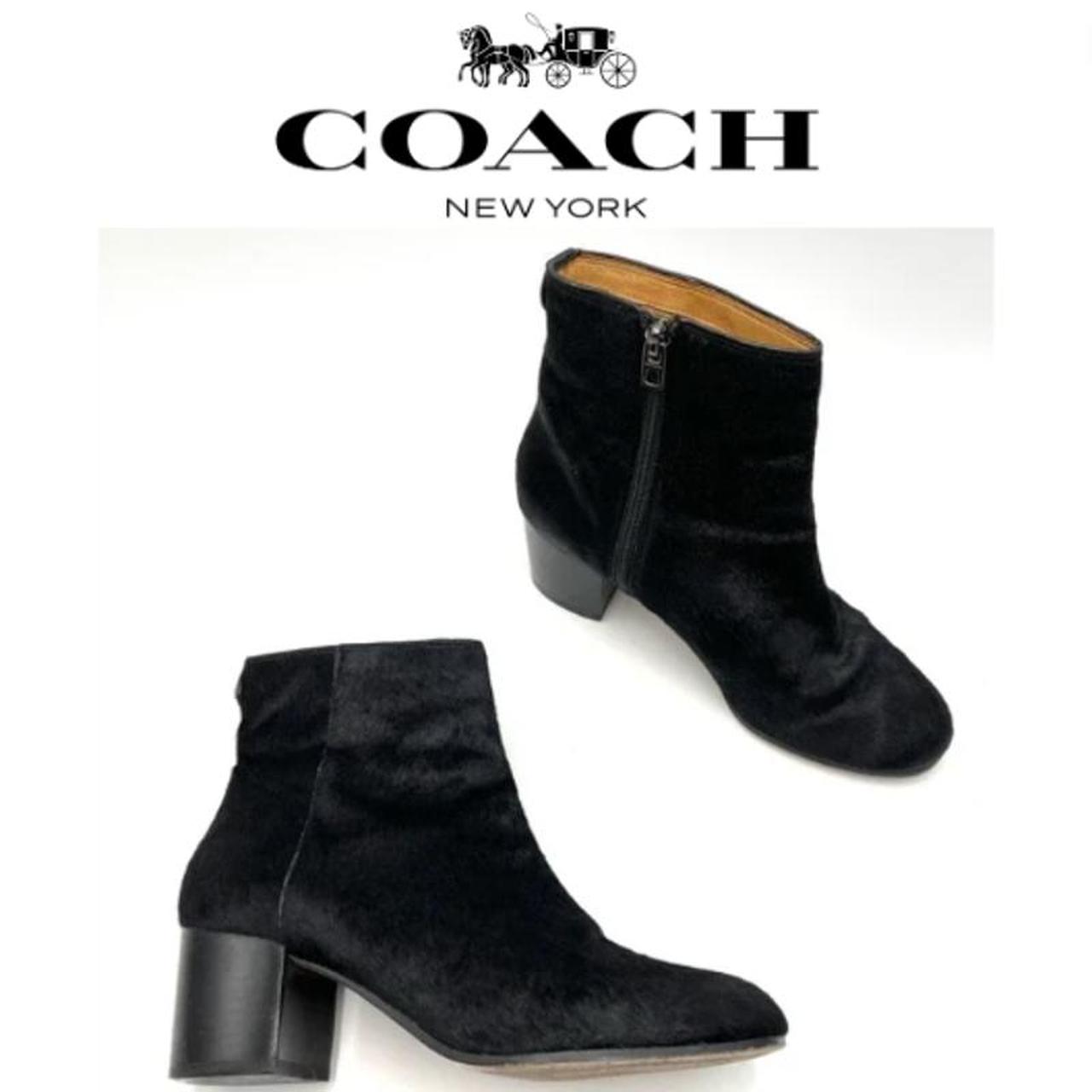 Coach hotsell velvet boots