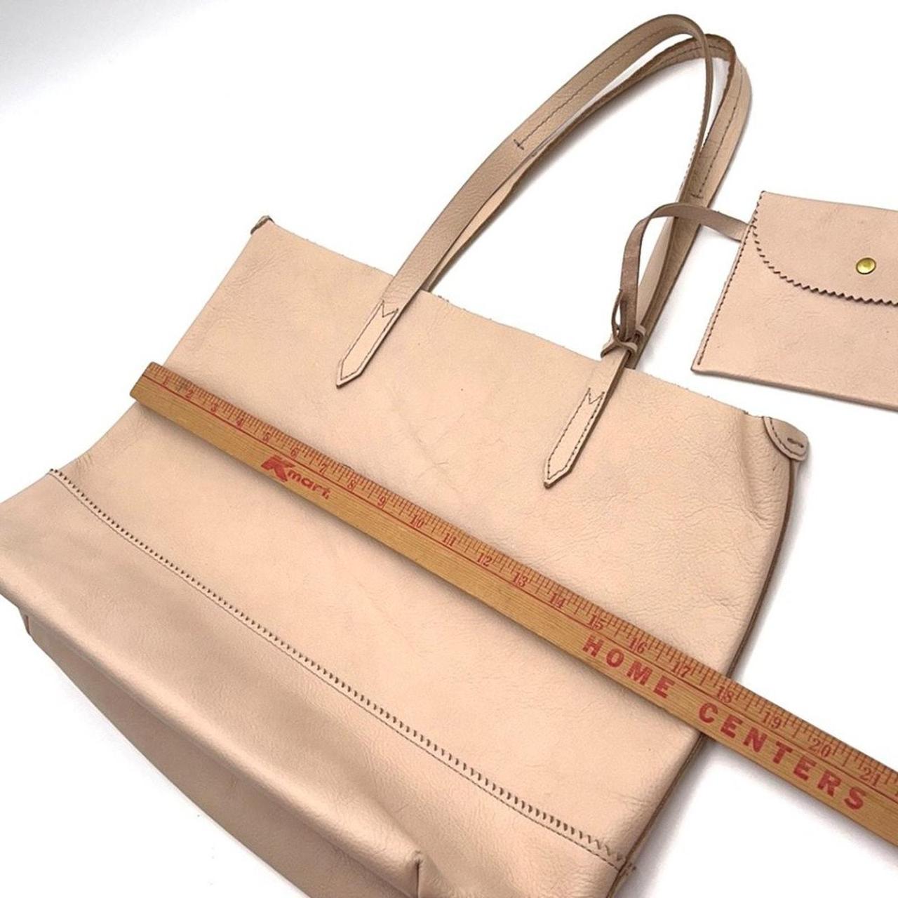 J.CREW RARE blush Carry-all leather tote bag outlets