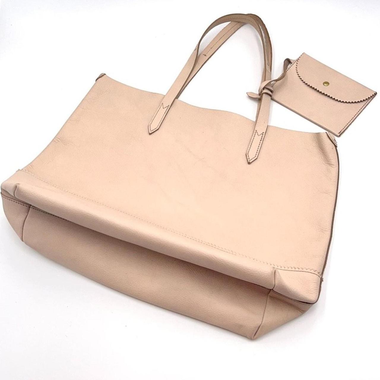 J.CREW RARE blush Carry-all outlet leather tote bag