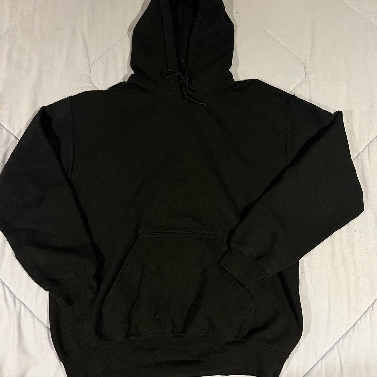 mens plain black nike hoodie