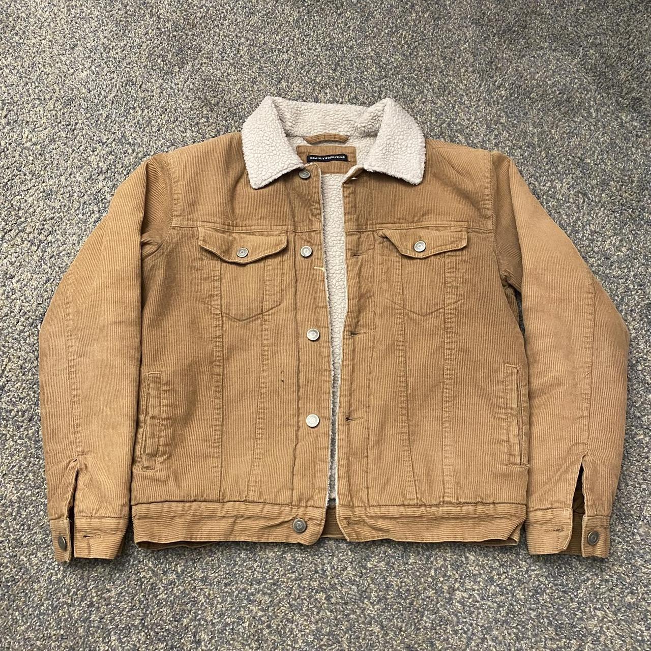 Brandy Melville corduroy Sherpa work jacket ONE... Depop