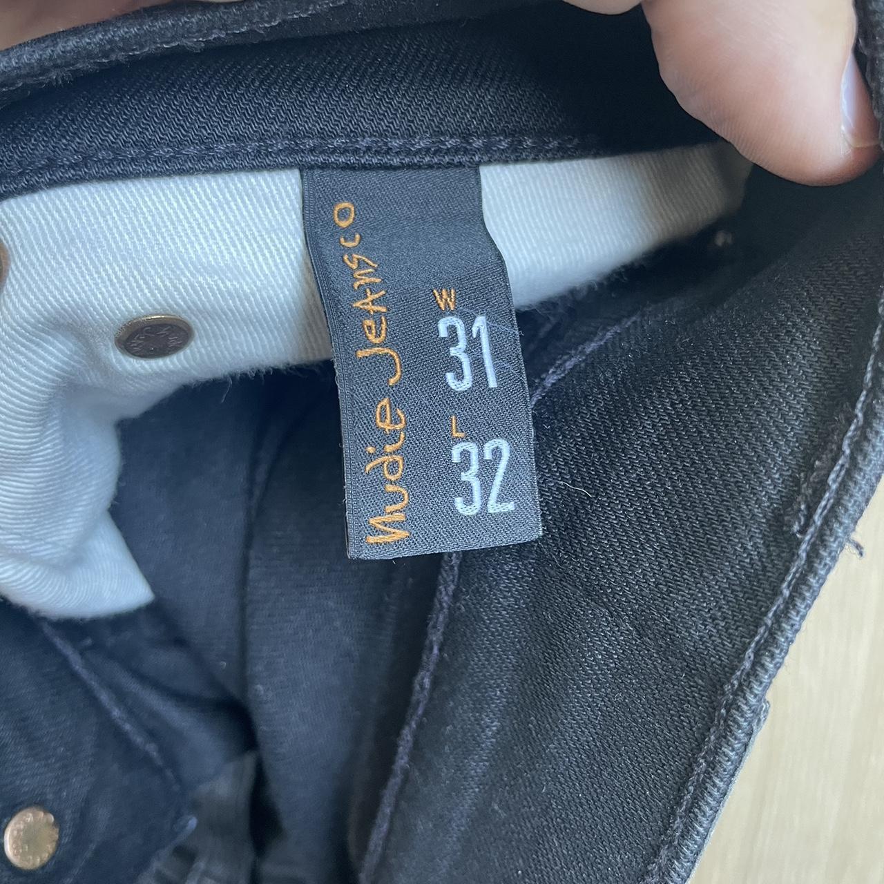 Nudie Jeans black slim leg jeans. Lean Dean cut.... Depop