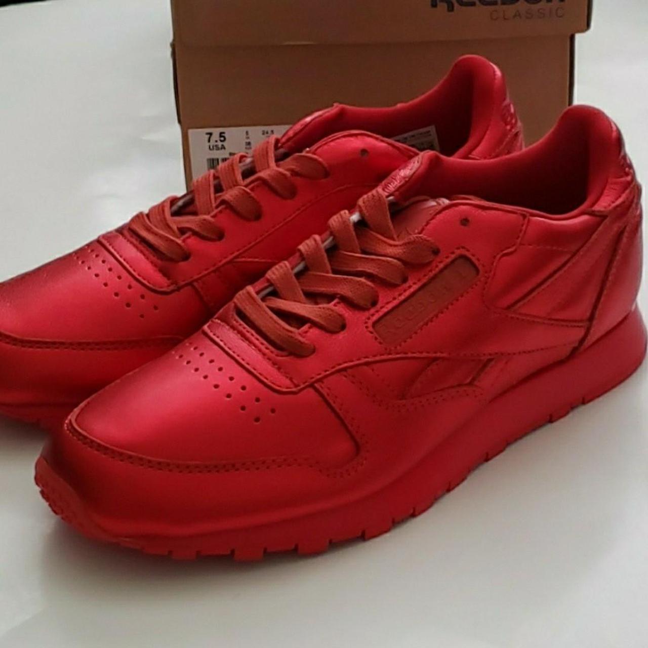 red reebok classics womens