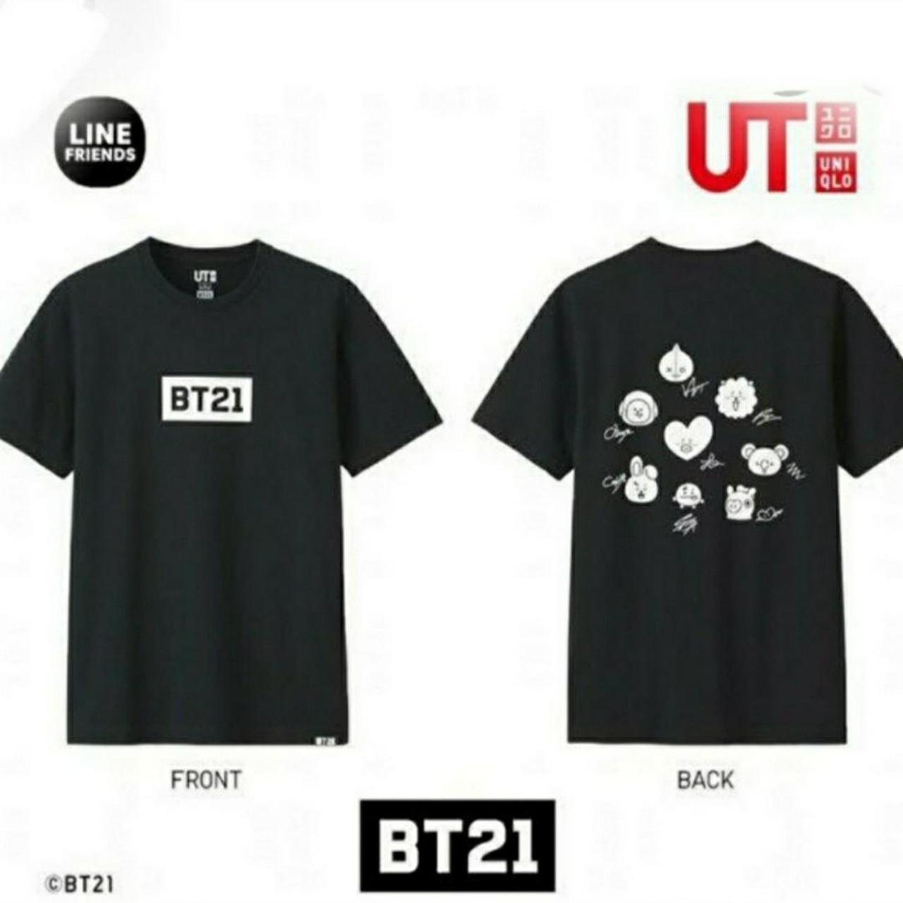 uniqlo bt21 shirts