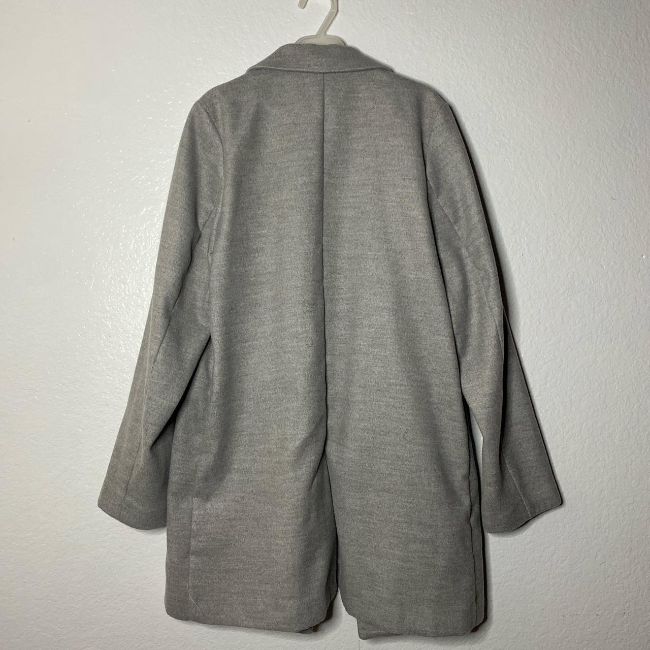 lightly-used-h-m-coat-beautiful-grey-color-with-depop