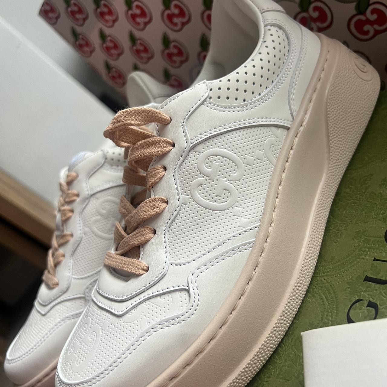 Gucci cream trainers online