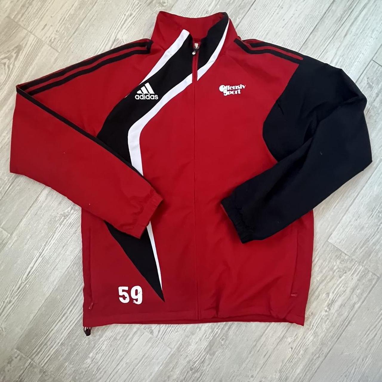 ADIDAS WINDBREAKER i’m a size sm and it’s the... - Depop