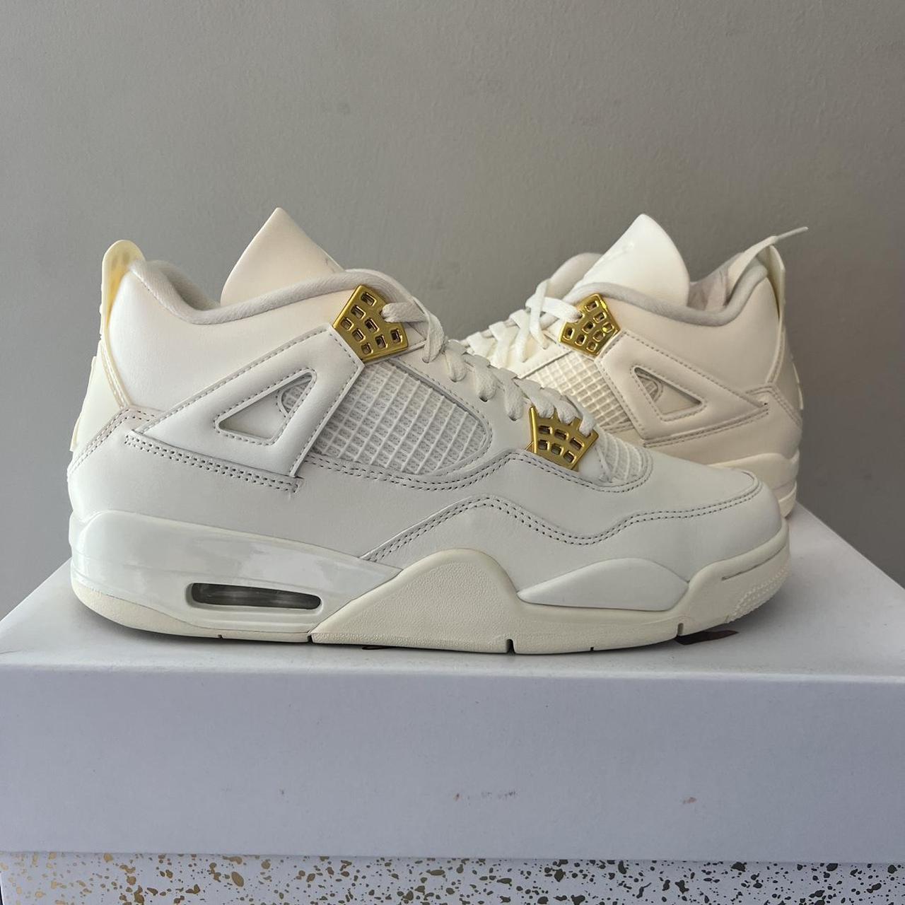 Jordan 4 metallic gold UK8 Brand new - Depop