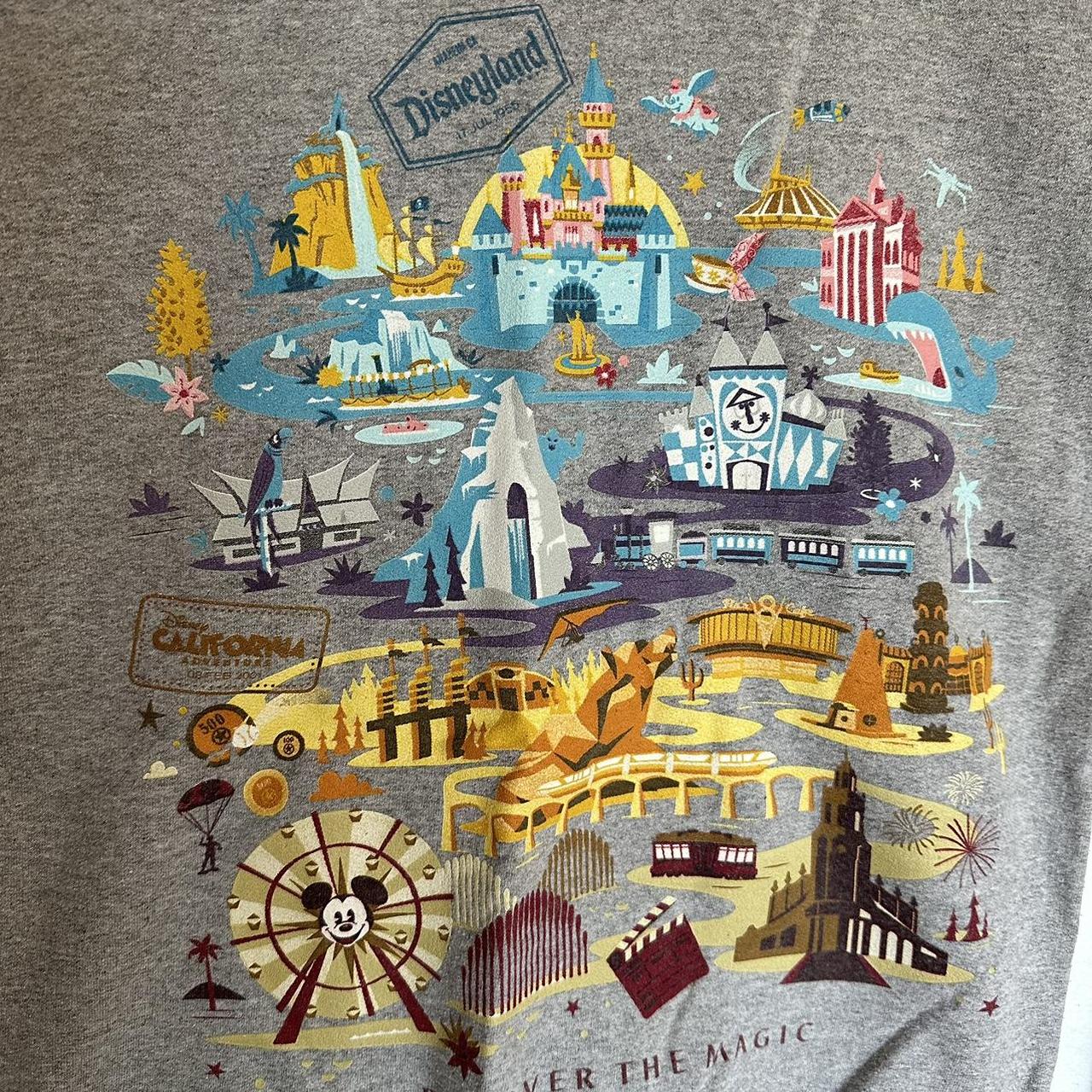 Disneyland 2024 map sweatshirt