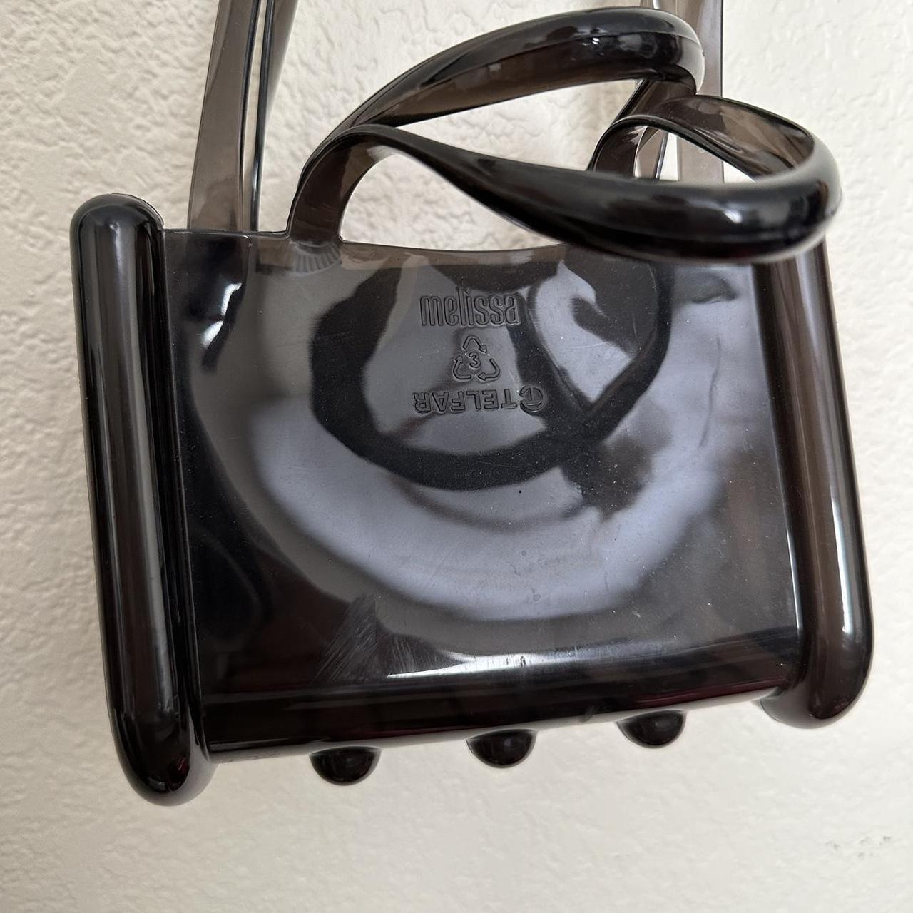 Melissa x Telfar Small Jelly Shopper - Clear Black | Depop