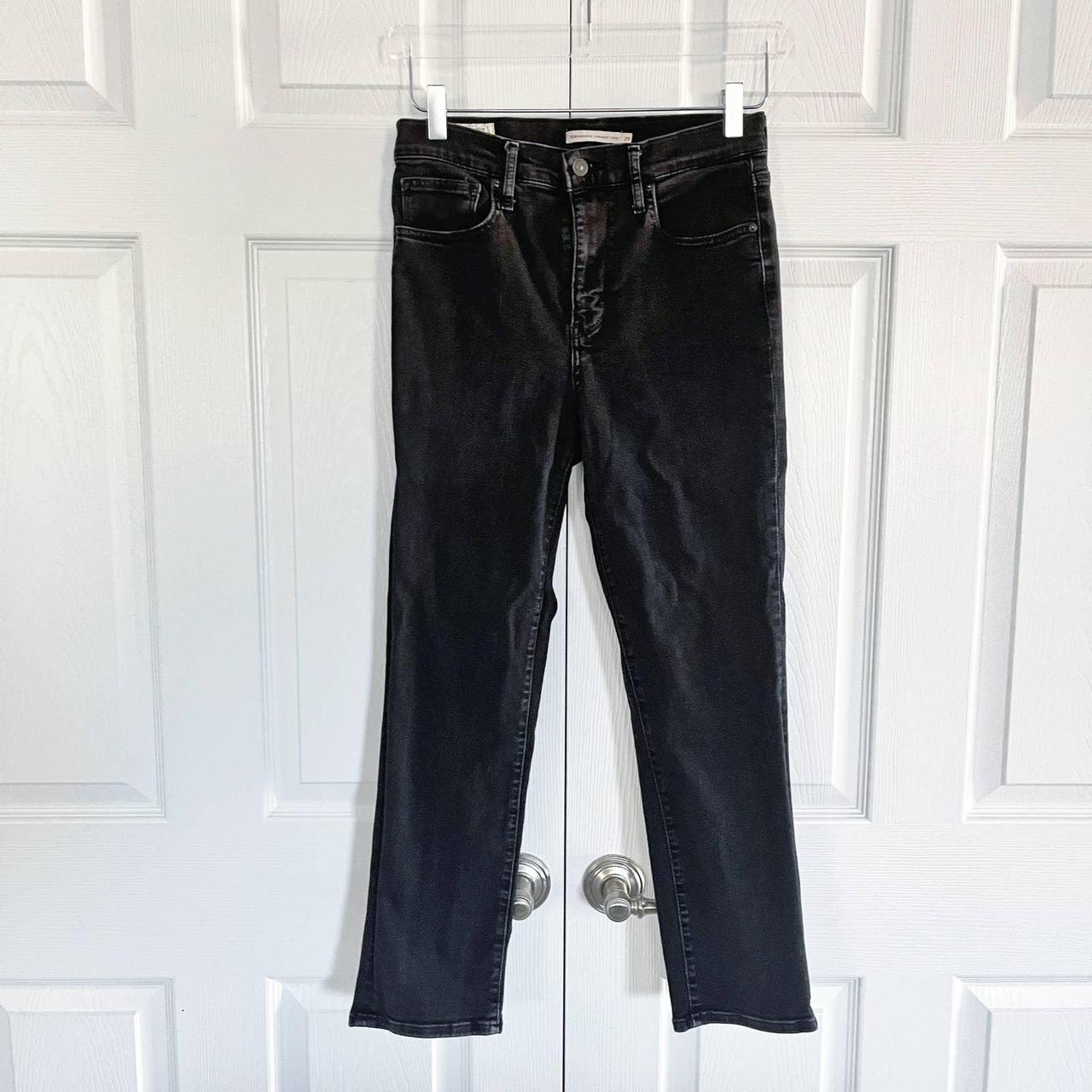 Levi's 724 straight outlet crop