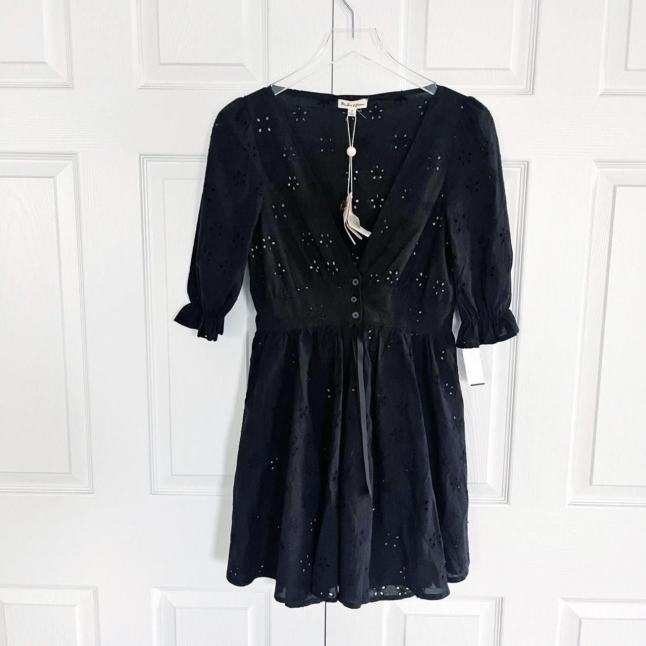 For high quality Love & Lemons Eyelet Swing Black Dress