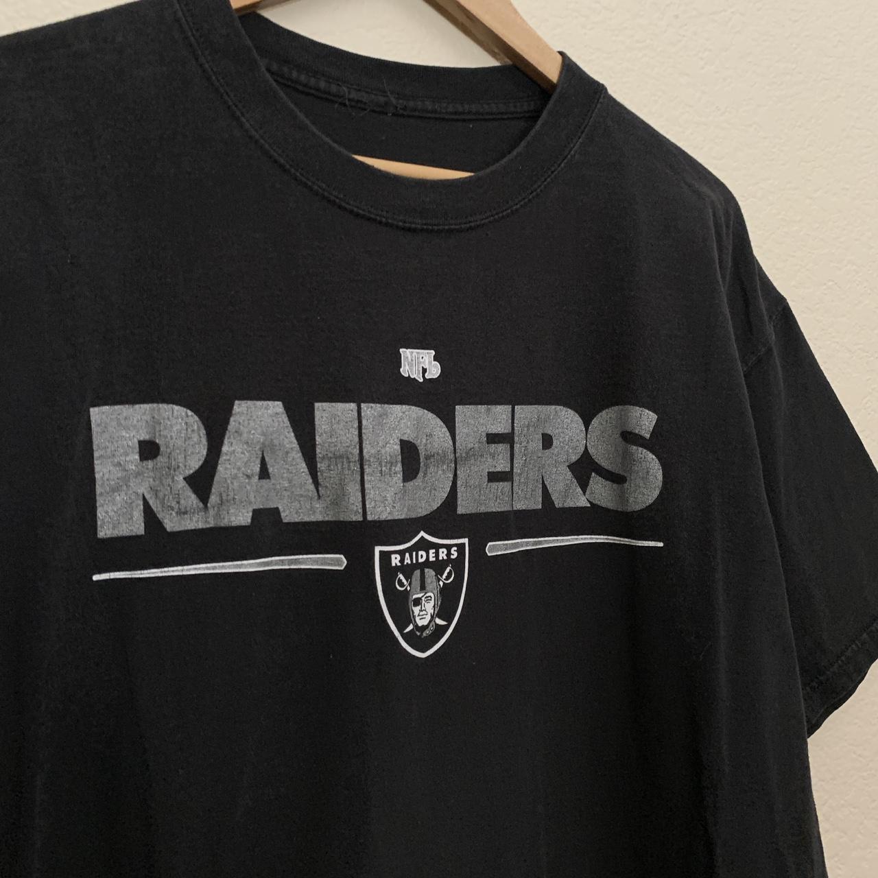 Vintage Raiders NFL Graphic Shirt Size L Brand: - Depop