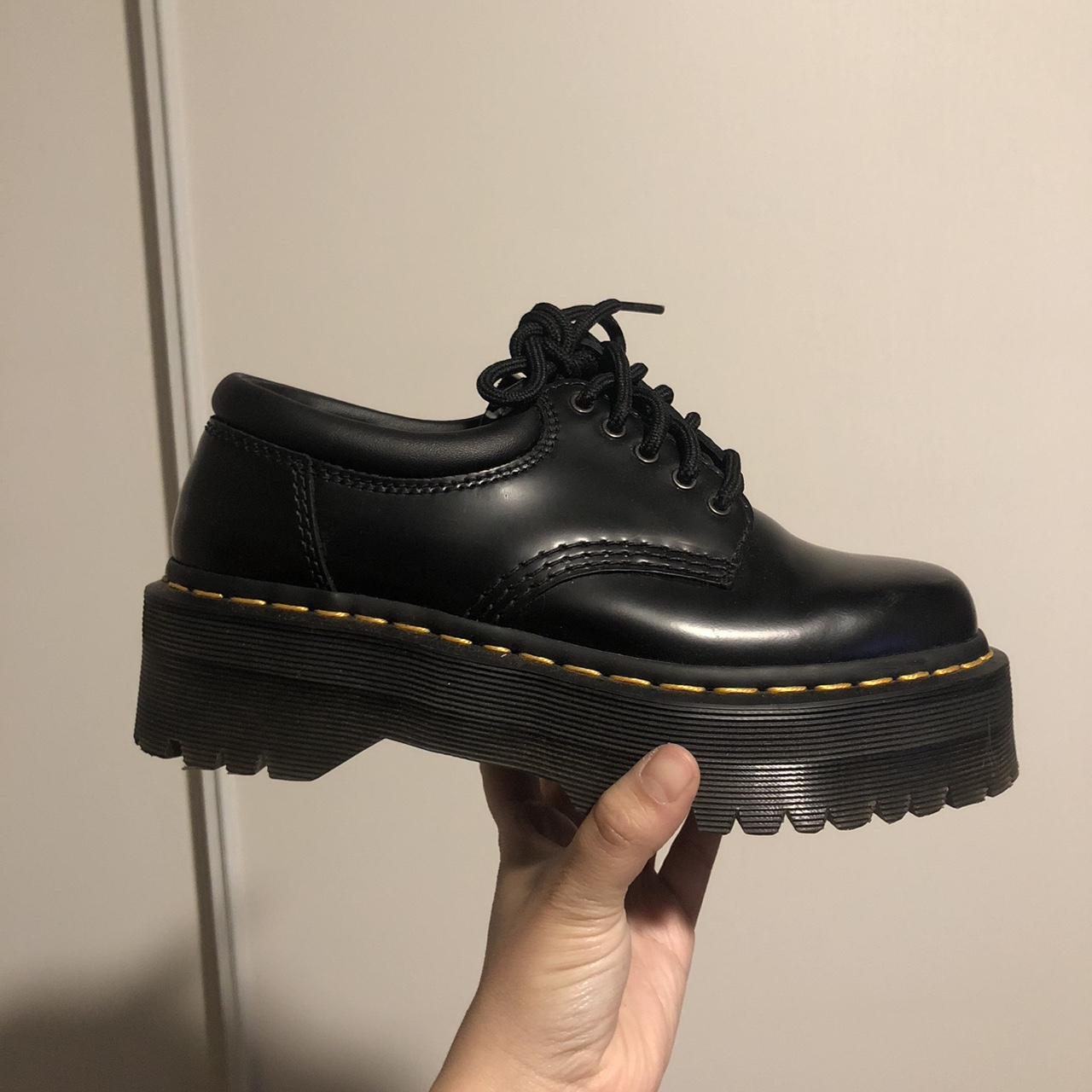 8053 Dr. Martens Leather Platform Causal shoes - Depop