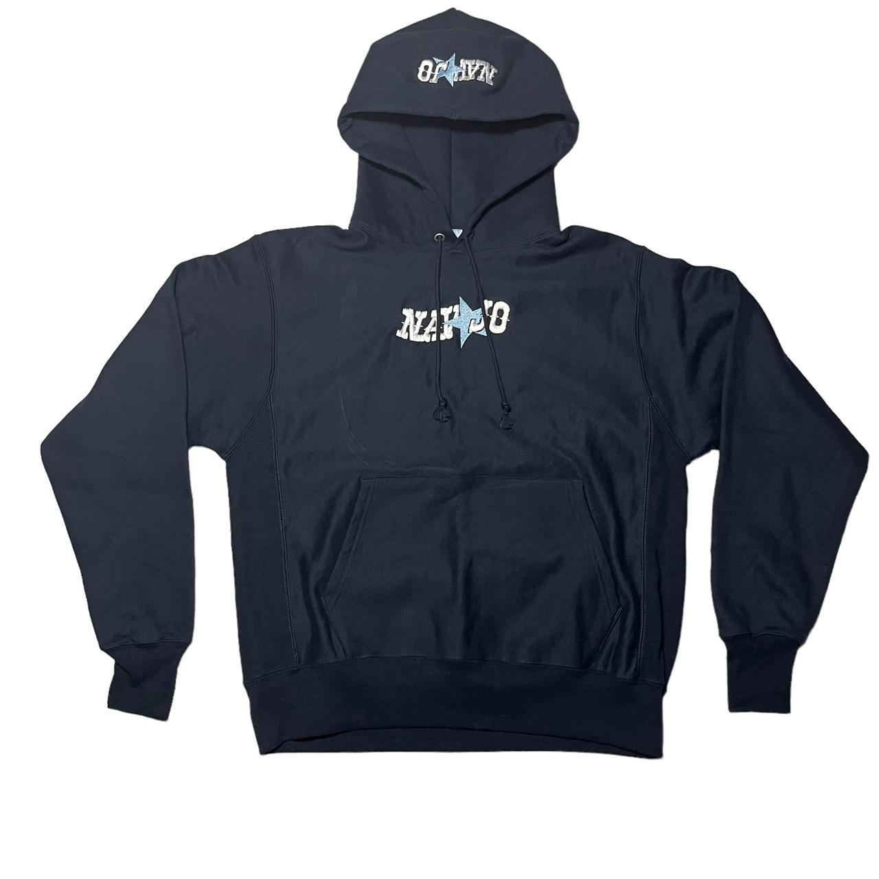 Supreme champion hoodie light hot sale blue