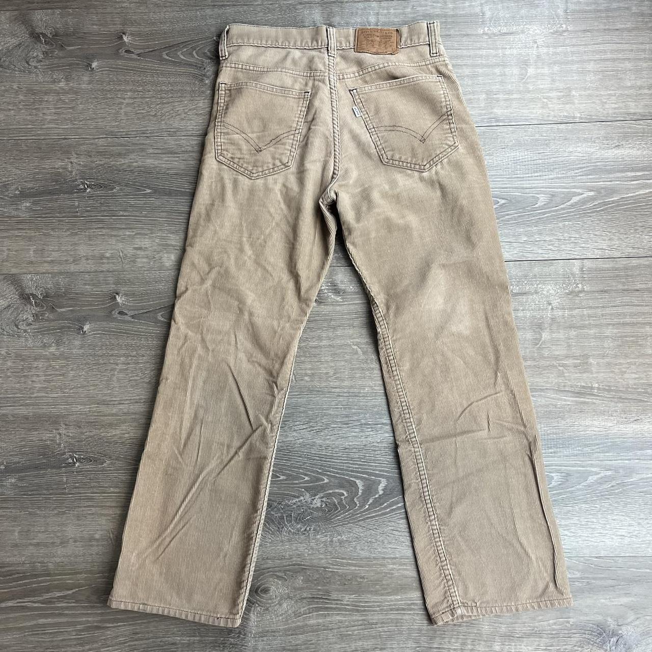 Vintage 70s Levi's lightwash brown corduroy jeans - Depop