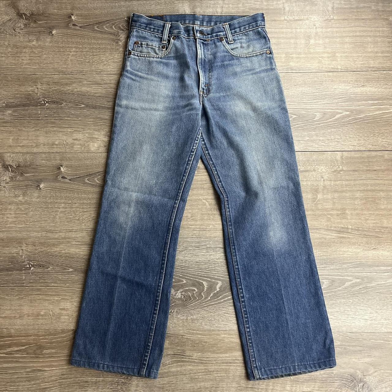 Vintage 80s Levis 717 0917 Blue Denim Jeans Faded Depop 4139