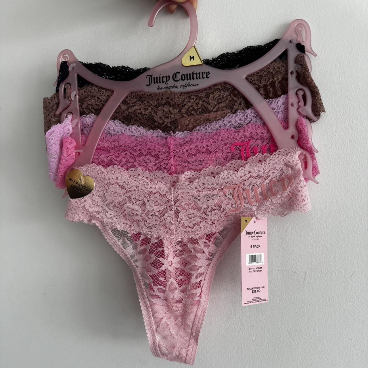 ♔ NWT “JUICY” COUTURE 5pack Thong Set! (Multiple...