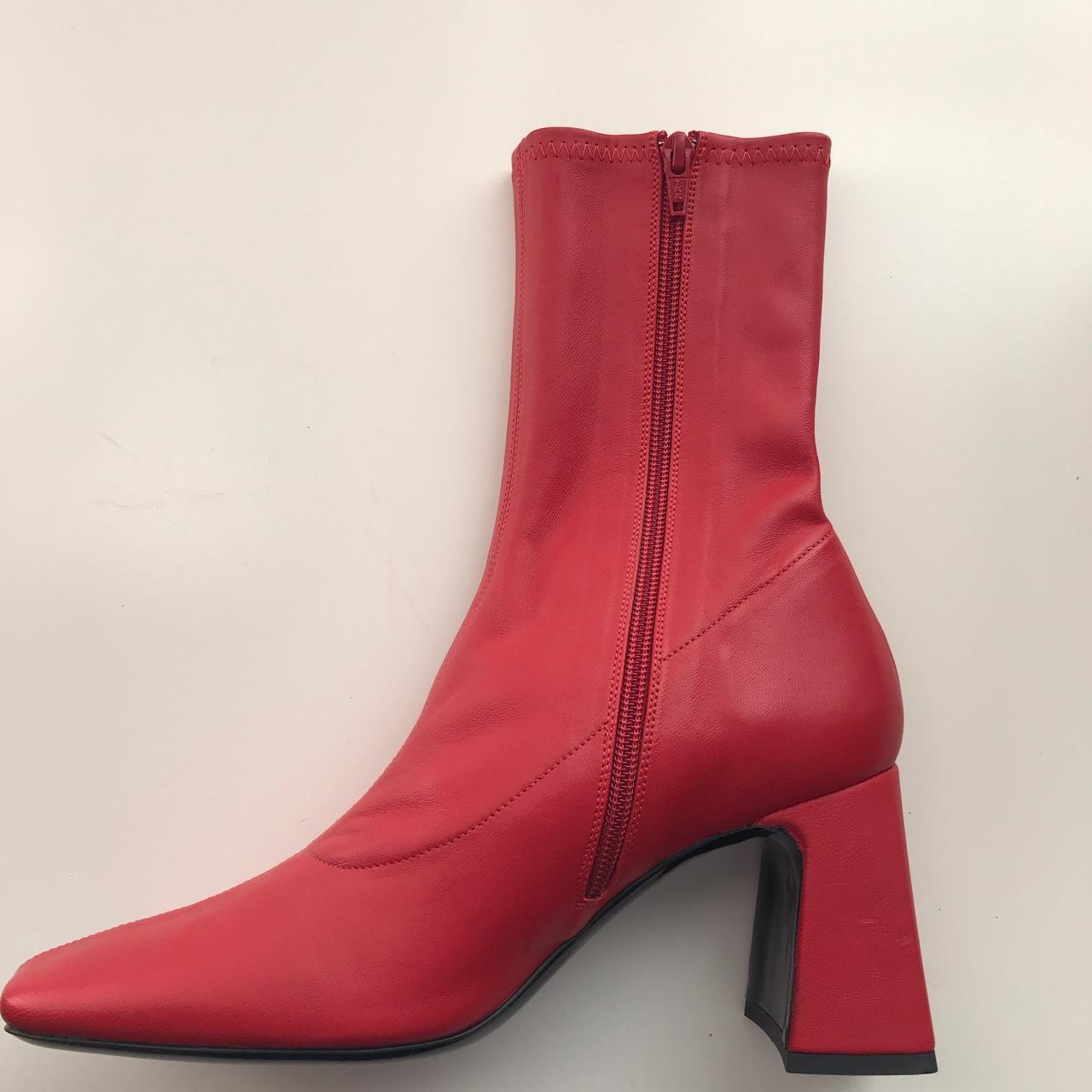 By far red boots best sale