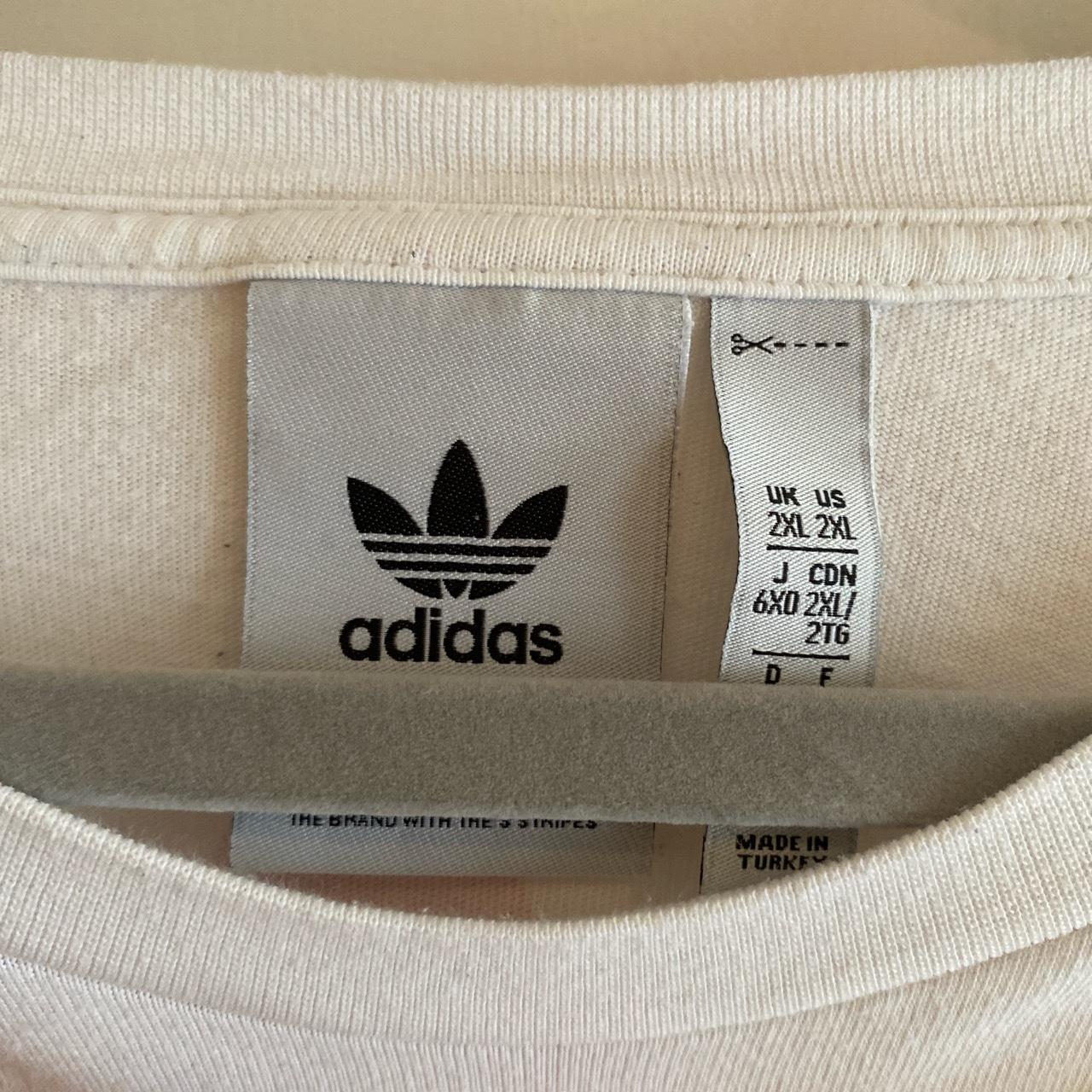 Adidas White T-Shirt With London Logo On Front &... - Depop