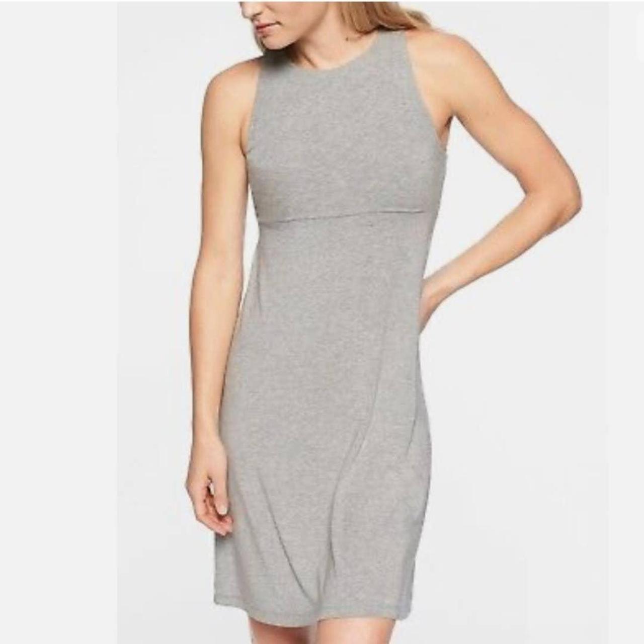 Athleta Santorini High Neck Solid Dress in Heather. Depop