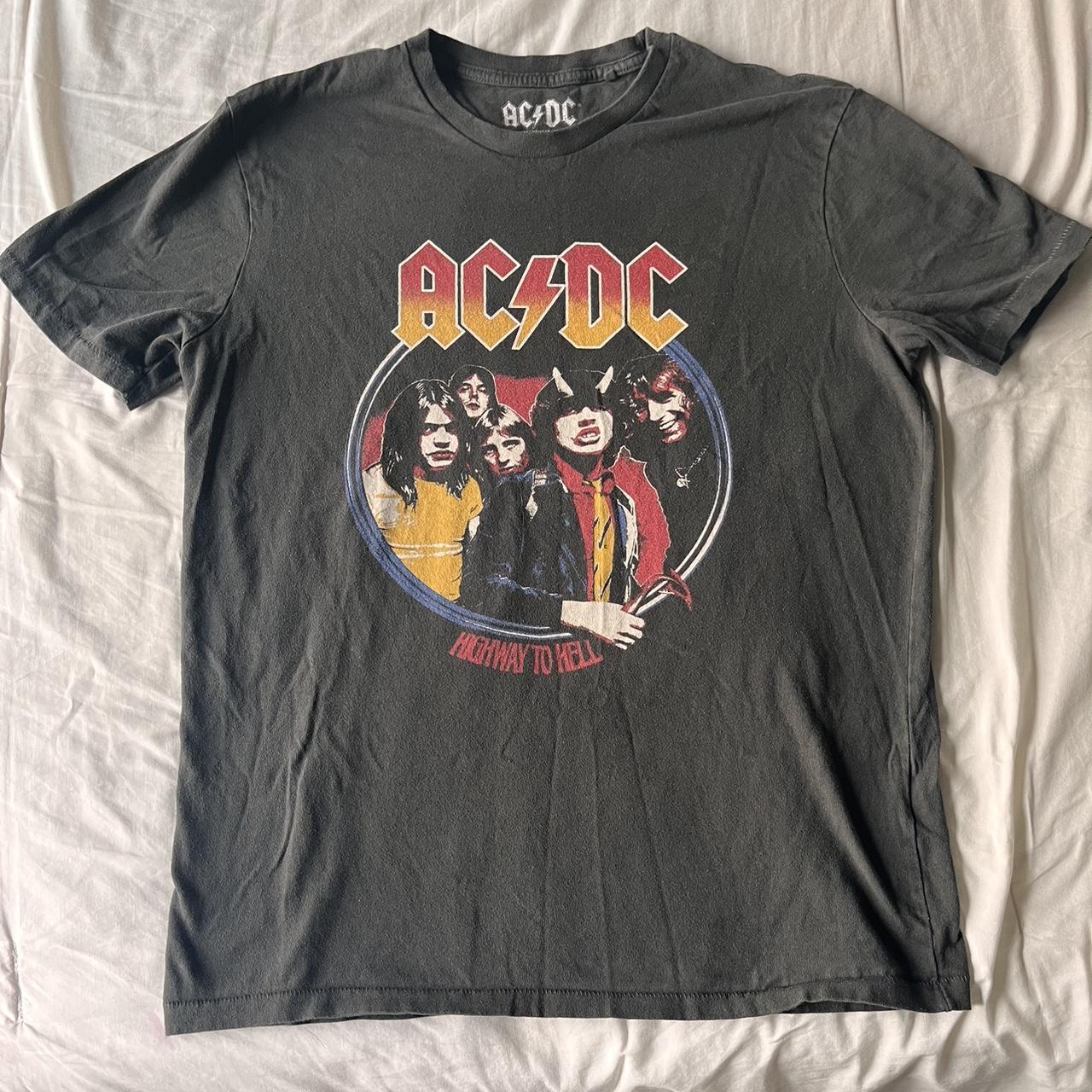 ac/dc band tee from lucky brand!⚡️ sooo cute and... - Depop