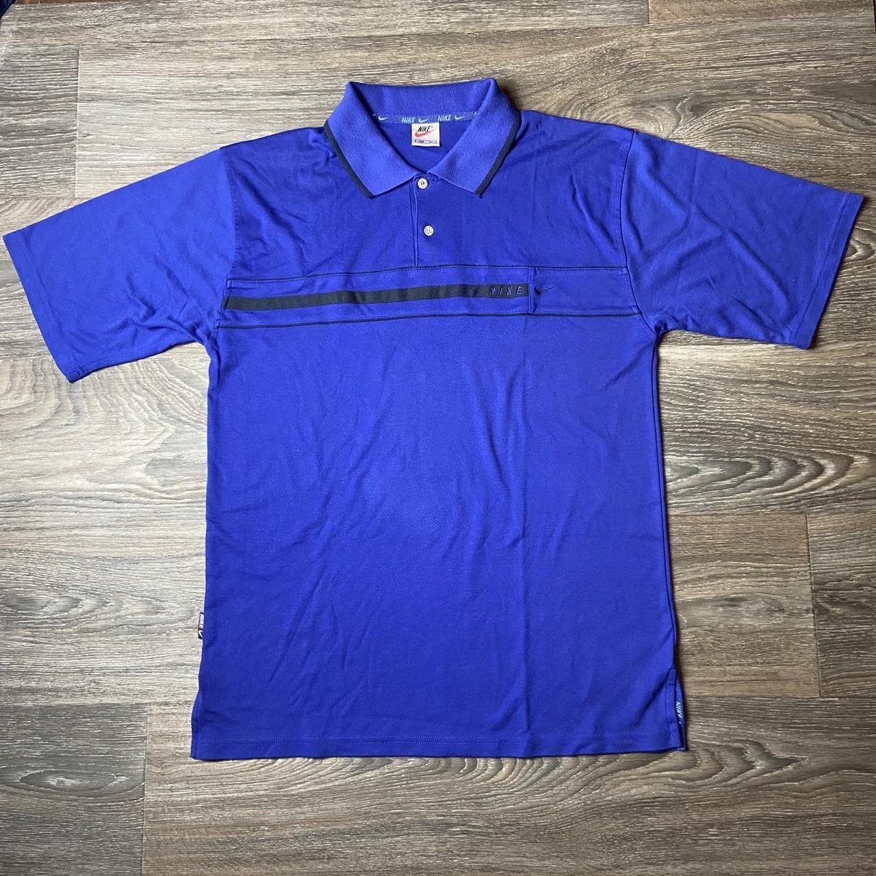 Nike Men's Blue Polo-shirts | Depop