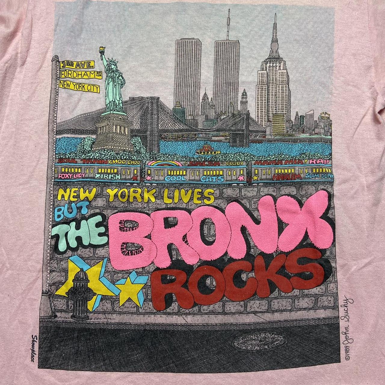 Vintage Bronx High School T Shirt Dated - Depop